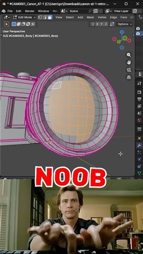 Blender Noob vs Pro: Select Faces Like a PRO! 🔥 | #blender #blendertutorial #blender3d #tutorial