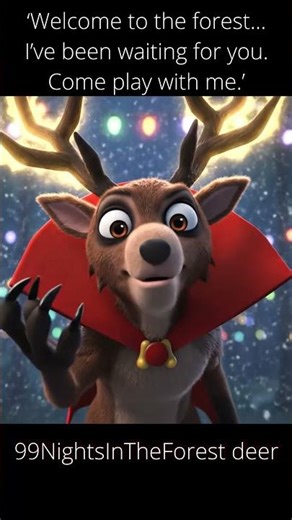 99NightsInTheForest cute Deer play with me #99NightsInTheForest #99일 #roblox #야간숲 #99deer