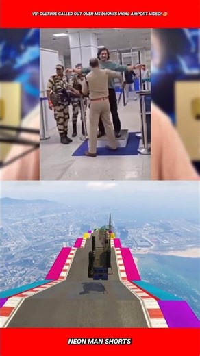 VIP Culture called out over MS Dhoni's viral airport video! 😡 #shorts