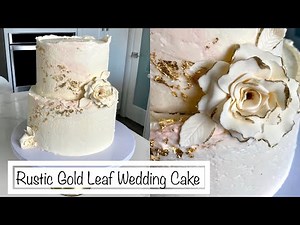 How to Make a Rustic Buttercream Wedding Cake | SUPER STABLE Wedding Cake | +Pricing Guide