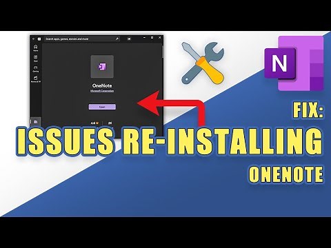 OneNote - FIX Issues Re-Installing OneNote (Troubleshooting steps)