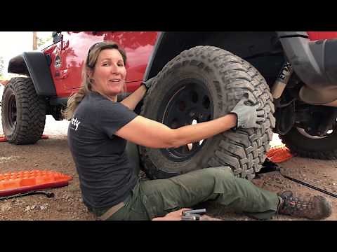 How to Lift Heavy Tires