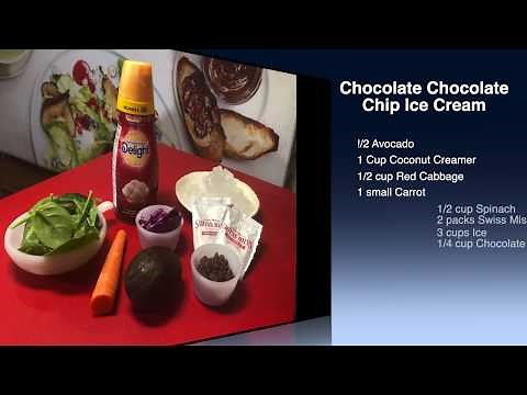 BEST Recipes for VITAMIX Blender - Chocolate Chocolate Chip Ice Cream