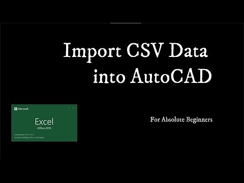 How to Import CSV data to AutoCAD Civil 3D for Absolute Beginners |Geomatic Engineering