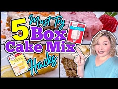 5 Mind-Blowing BOXED CAKE MIX HACKS That Are PERFECT For EASTER!| QUICK & EASY DESSERT RECIPES!