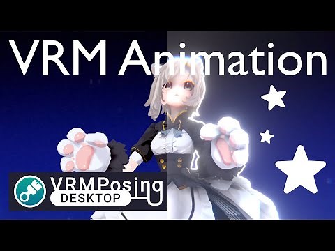 Import VRM Animation Format and export .mp4 files in VRM Posing Desktop