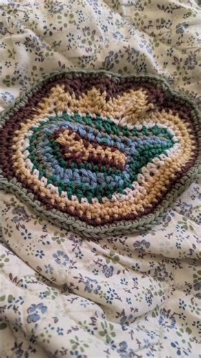 Here is an updated version of the freeform crochet that I started!