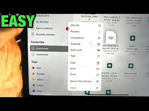 How To Open ZIP Files on iPad Pro | Full Tutorial