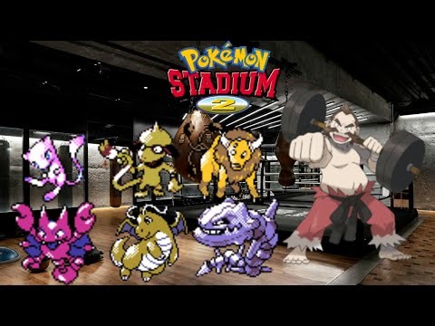 Pokemon Stadium 2 - Gym Leader Castle - Chuck ( Round 1)