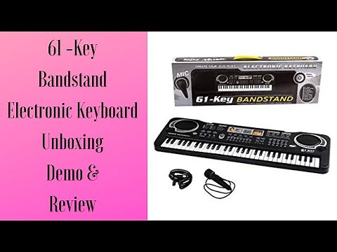 61-Key Bandstand Electronic Keyboard Unboxing, Demo and Review [AD-Gifted]