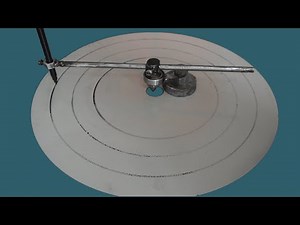 Homemade Mechanical Compass | How to Make Easy Circle Cutting Tool | Circle Cutting Tool for Metal