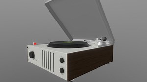 modern turntable - 3D model by hamidcatalina