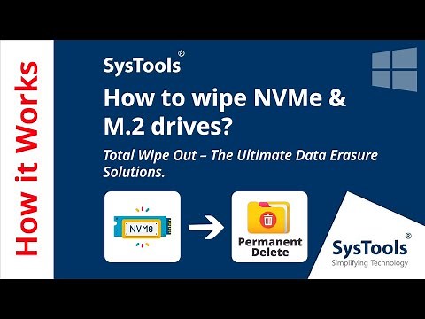How to Wipe NVMe and M.2 Drives | Securely Erase SSD in Windows 10/11 | Complete Data Removal Guide