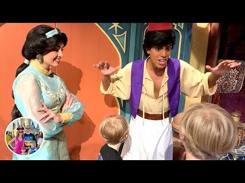 Meeting Princess Jasmine & Aladdin at Walt Disney World