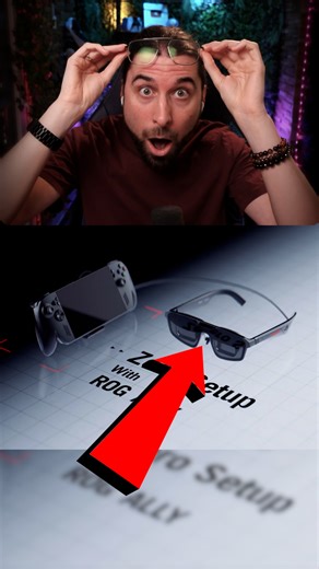 LUNETTES GAMING 240HZ OLED 😎 Les AR ROG XREAL R1 de ASUS ! #Asus #gaming #pc #console #jeuxvideo | Science Gaming