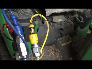 DIY John Deere: Subcompact 1025R - Hydraulic Hose Extensions.