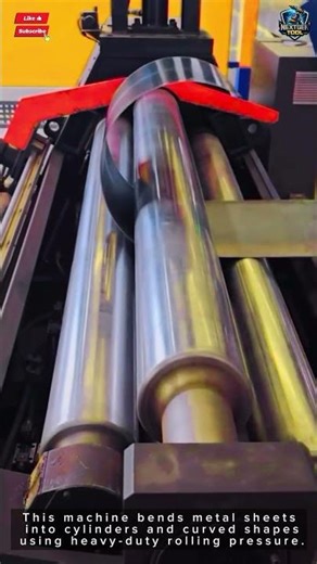 Plate Rolling Machine | 3-Roll Metal Bending Machine#tool