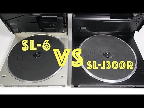 Compact tech-filled Technics Turntables - old vs older