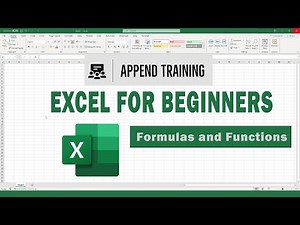 Microsoft Excel Formulas and Functions for Beginners