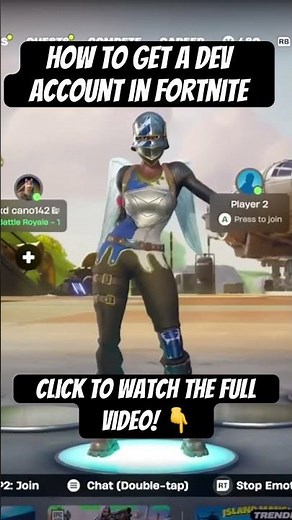 How To Get A Dev Account In Fortnite 2025! #fortnite #shorts