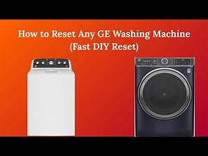 How to Reset Any GE Washing Machine (Fast DIY Reset)