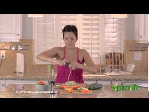 Making Zucchini Pasta with Your Vegetable Spiralizer