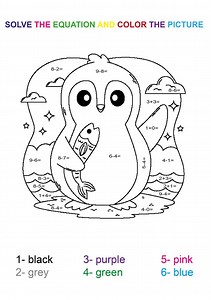 Math Coloring Pages - Etsy Canada