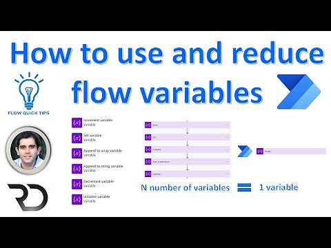 Power Automate flow variables - How to use them