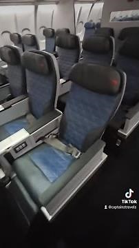Delta Premium Select Seat - Fully Reclined