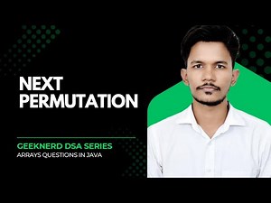 Next Permutation || GeekforGeeks Array Problem #geeksforgeeks #nextpermutation