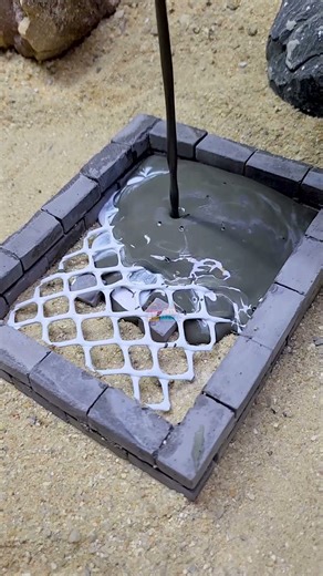 Mini 2 Story P Shape House Build – Step by Step 🧱 Part 1🌴 #miniature #house #shorts