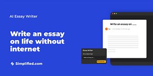 How to Write an Essay On Life Without Internet?