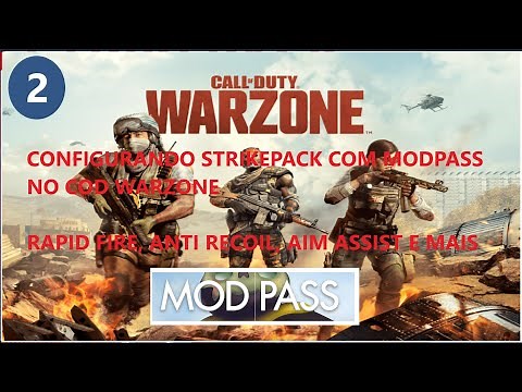 Como Configurar os Mods no Strike Pack com Modpass no COD Warzone PS4 / Xbox One - PT-BR - Parte 2
