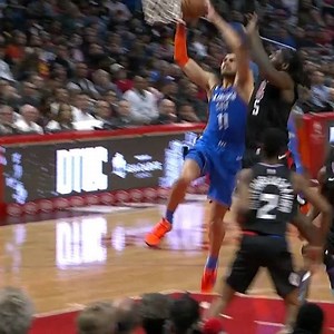 42K views · 670 reactions | Stepping up! Abdel Nader with the one handed flush.  | Oklahoma City Thunder | Facebook