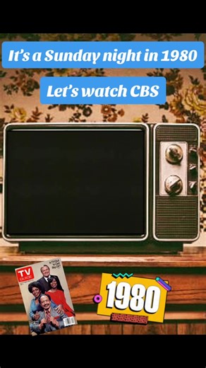 CBS Sunday night prime time lineup in 1980.#80stv #80stvshows