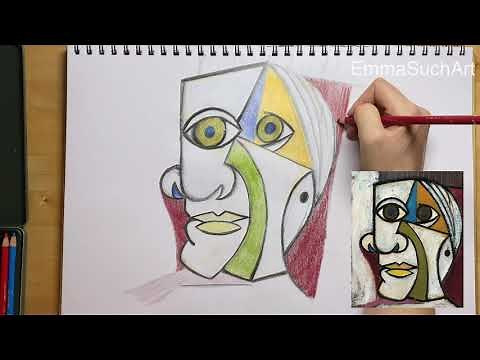 How to Draw a Cubist Picasso Portrait