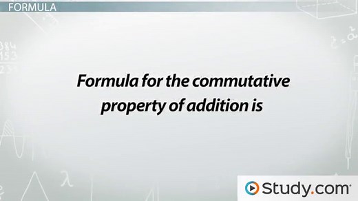 Commutative Property of Addition: Examples | What is the Commutative Property?