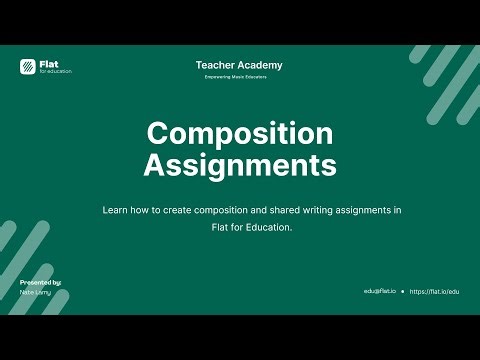 How to Build Composition and Shared Writing Assignments
