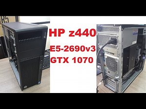 Workstation HP z440 with E5 2690v3 EVGA GTX1070 8GB