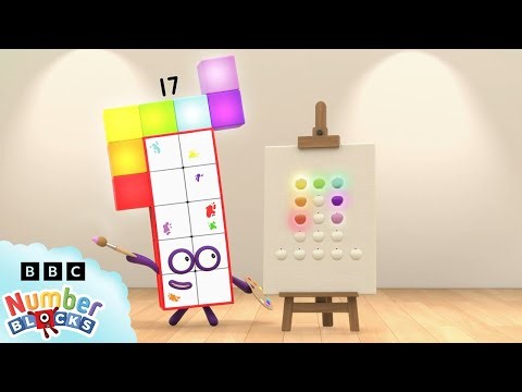 Stampolines Art Attack! | Number Fun | Learn to Count | Numberblocks