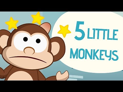 5 Little Monkeys - Nursery Rhymes - Toobys