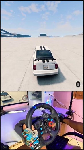 "BeamNG Drive Steering Wheel Gameplay | Realistic Driving Setup!"