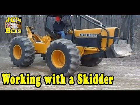 Working With A Log Skidder