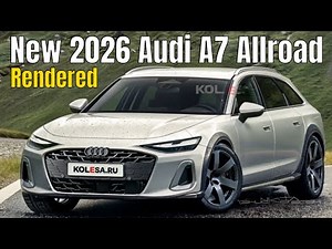 New 2026 Audi A7 Allroad Rendered