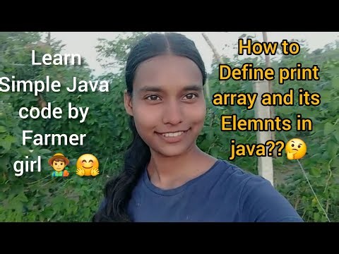 Defining array in java.. simple code #java 