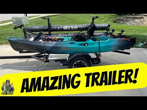 BEST KAYAK TRAILER! Tournament Ready!