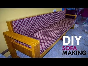 DIY Long Sofa Making with Plywood | Furniture Woodworking