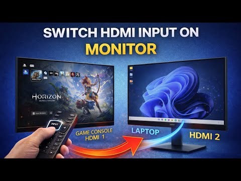 How To Switch HDMI Input On Monitor – All Methods That Work In 2026