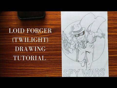 Loid Forger Full Body Drawing Tutorial | Spy Wars Style | Step-by-Step Anime Sketch 