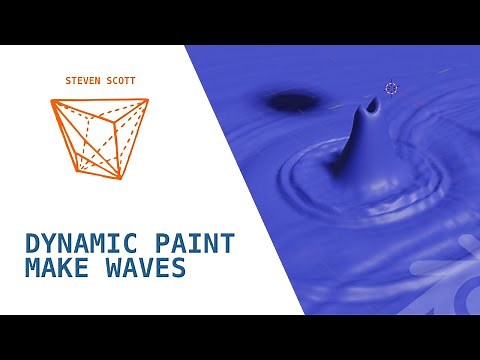 Blender Tutorial: Dynamic Paint - Make Waves